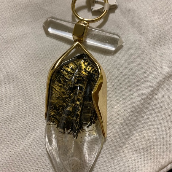 long necklace, with crystal inlay. - Picture 2 of 5